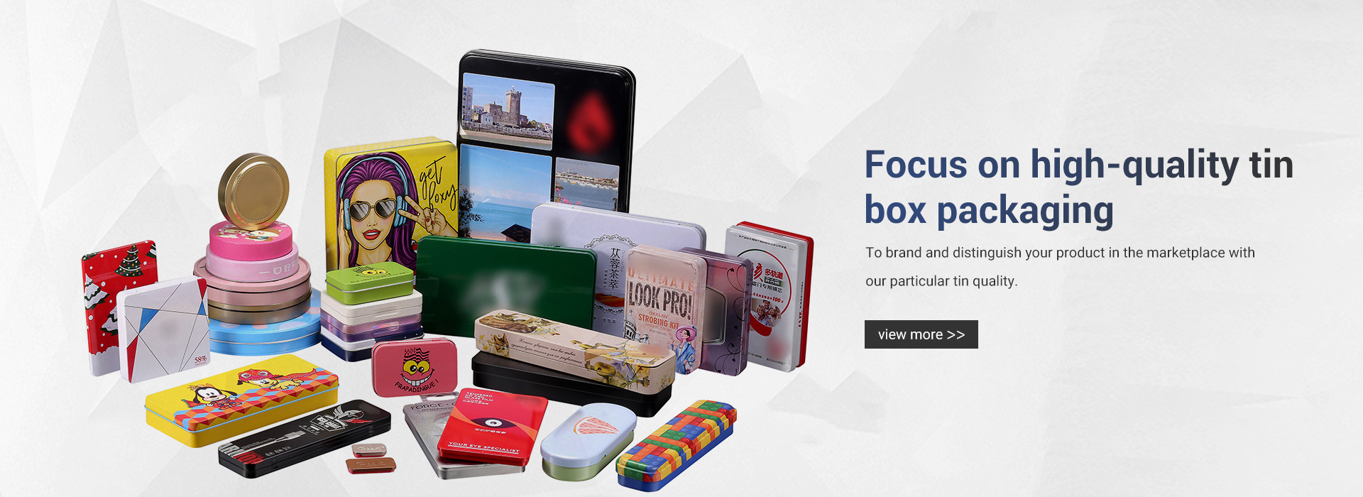 qualidade Biscoito Tin Can fábrica