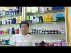 A vela sem emenda do metal do corpo do curso estanha a tampa de 8 onças Tin Candle Containers With Embossed