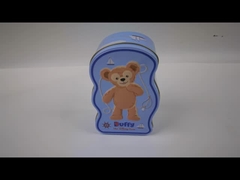 Container de lata de metal personalizado personalizado para embalagens de armazenamento de lata personalizadas