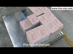 Fabricante de embalagens de caixas de estanho personalizadas de baixo preço