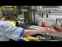 Comércio a retalho CMYK Container de lata de metal de caramelo impresso com placas de lata recicláveis